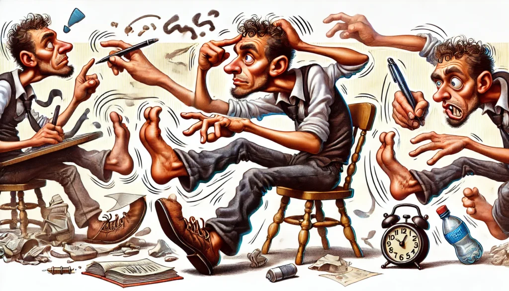 20 signes du TDAH - Agitation